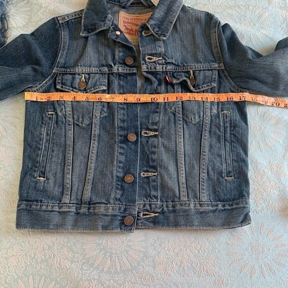 Levi’s kids Jean Jacket sz small EUC - Picture 3 of 13